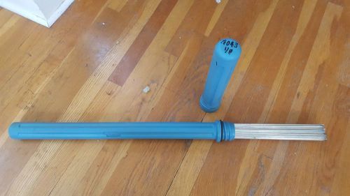 4043 aluminum stick electrode welding rod 1/8in. with rod guard case for sale