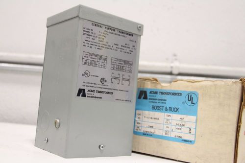 New acme electrc power transformer t-1-81058 .500kva .500 kva 120 x 240 v 1 ph for sale