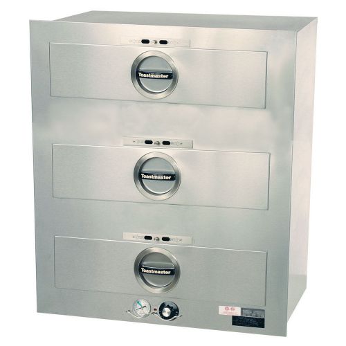 Toastmaster 3c84dt09, free standing commercial food warmer three drawer, culus, for sale