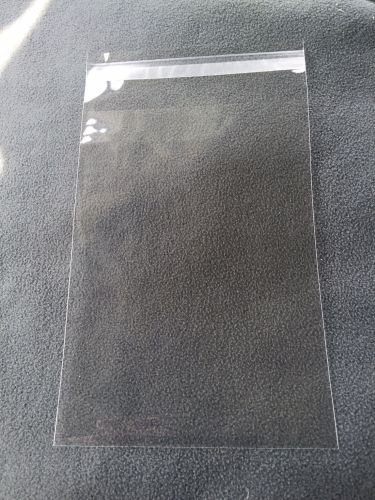 100  5&#034; x 7&#034;  Clear Display Resealable Cello Style Bags 1.2 Mil Thickness