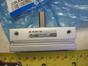 Smc crjb1-90 pneumatic adjustable mini rack &amp; pinion 90 degree rotary actuator for sale