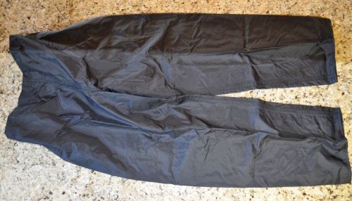 Neese Rainwear Police Trousers Pants Black Size Large Rain Gear Rain Pants