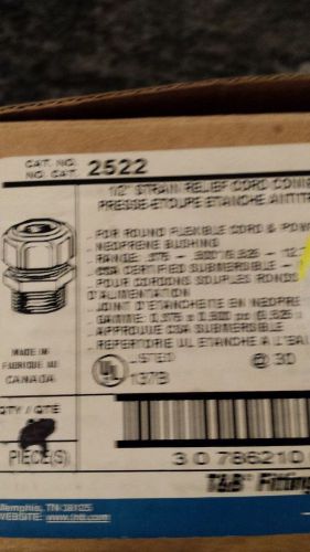 Thomas &amp; betts 2522 1/2 straight liquid tight connector for sale