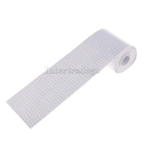 Diy safety car truck warning night reflective strip tape sticker roll white for sale