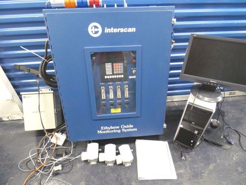 Interscan ethylene oxide monitor four point continuos monitoring system for sale