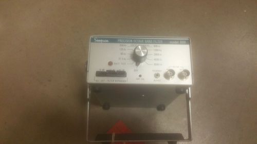 Simpson precision octave band filter model 888