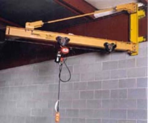 Gorbel, 2 Ton Wall Bracket Crane, 200 Degree Rotation, Easy installation