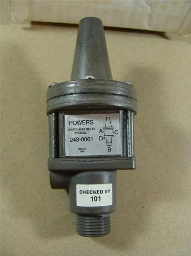 New old stock siemens powers control 243-0001 rl243 switch relay missing bracket for sale