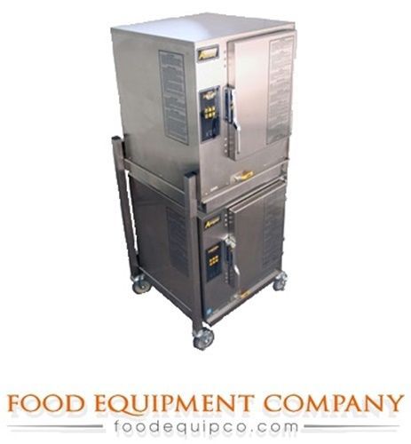 Accutemp P61201E060 DBL Two Connected Boilerless Convection Steamers stand...