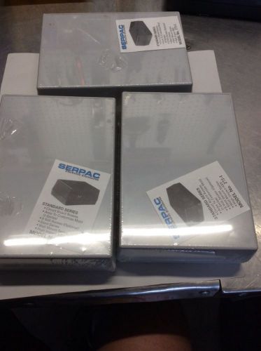 Serpac Electronic Enclosures Model 272-1, qty 3