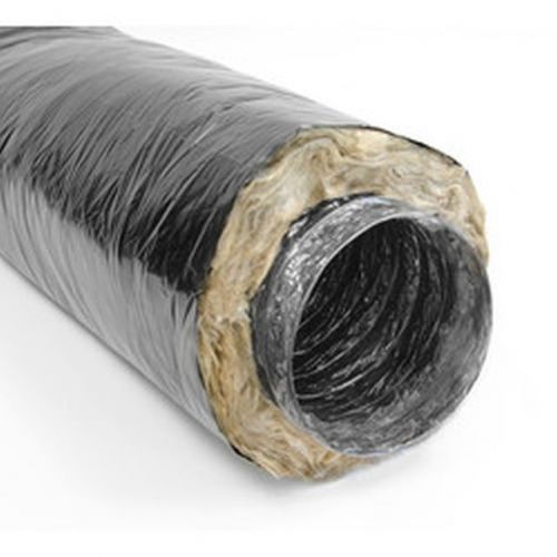 Hart &amp; Cooley 7&#034; x 25&#039; F116 Insulated Flex Duct (Black Jacket)