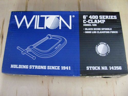 Wilton 6-1/16&#034; 400 series c-clamp, 4-1/8&#034; throat depth-14256 for sale