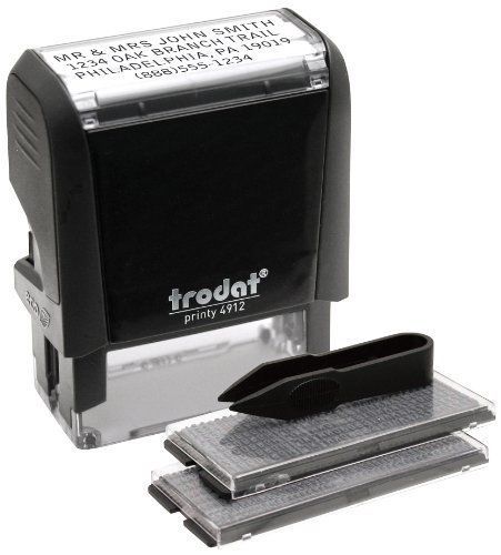 Trodat Economy Self-Inking Do It Yourself Message Stamp, Stamp Impression Size: