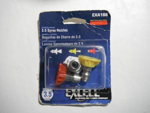 Ex-Cell DeVilbiss Pressure Washer 3.5 Spray Nozzles Pack of 3 EXA188 Made in USA
