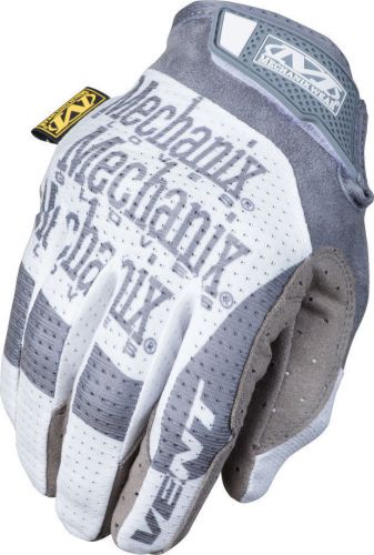 Mechanix Wear VENT Gloves WHITE/GREY MEDIUM (M) White Specialty