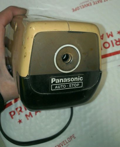 Vintage JAPAN Panasonic Auto-Stop Pencil Sharpener Tested Works