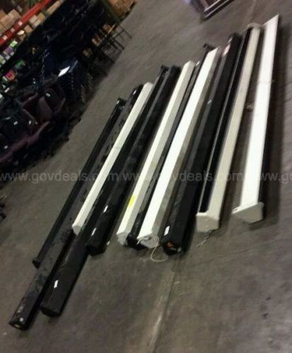Eleven (11) Projector Screens (Various Sizes)
