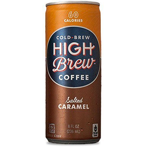 High Brew Coffee Salted Caramel Coffee, 8 Fluid Ounce -- 12 per case.