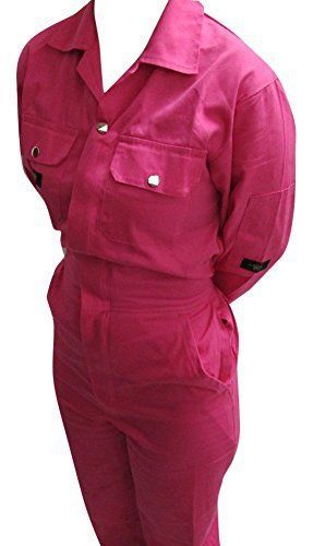 Pink Boiler Suit Pink Coveralls Pink Overalls Size 12 Medium