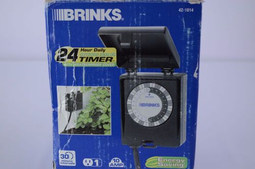 BRINKS 24 Hour Timer Outdoor Analog  42-1014 Waterproof  Energy Saving   A2533V