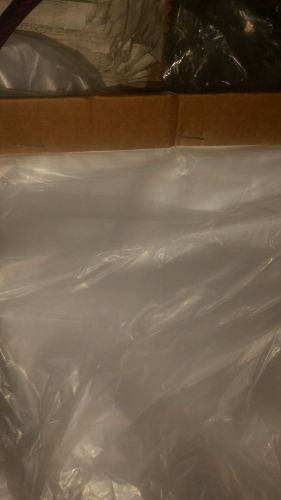 8&#034; x 21&#034; poly newspaper bags 20 sleeves 2000 ct NOT IN BOX