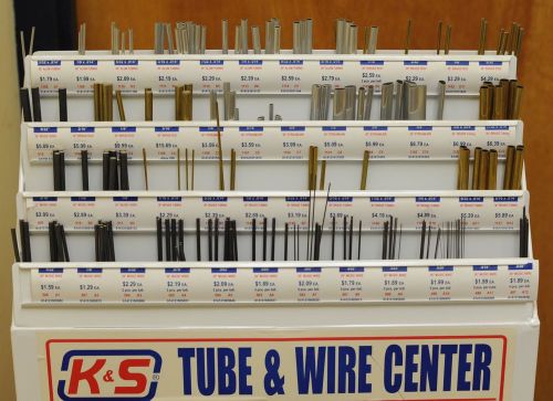 K&amp;S PRECISION METALS 4800 Tube/Wire Assortment modeling retail display