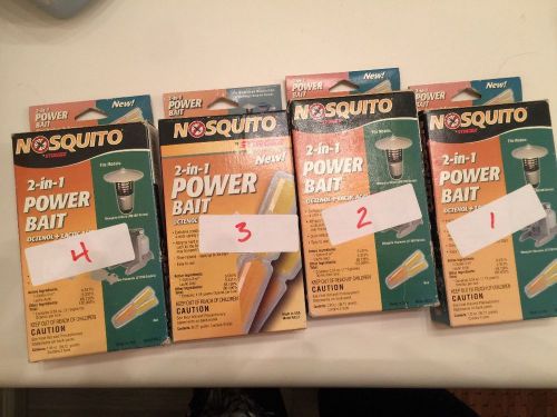 4 new packs of 2 each lures kaz stinger ncl2 nosquito 2in1 power bait  mosquito for sale