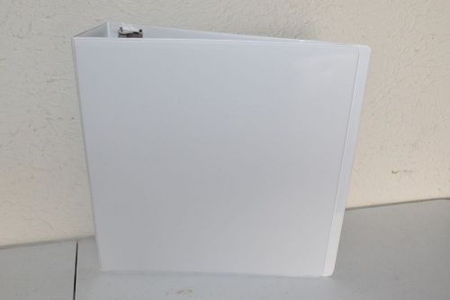 2&#034; Simply View Binder with Round Rings White