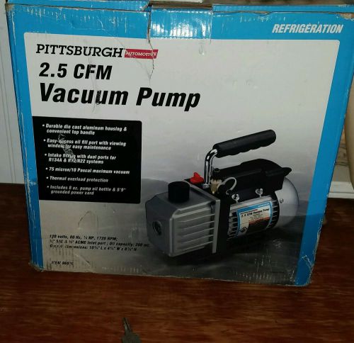 2.5 CFM Vacuum Pump One Stage - HVAC Air Conditioner A/C Dual Port R134A R12 R22