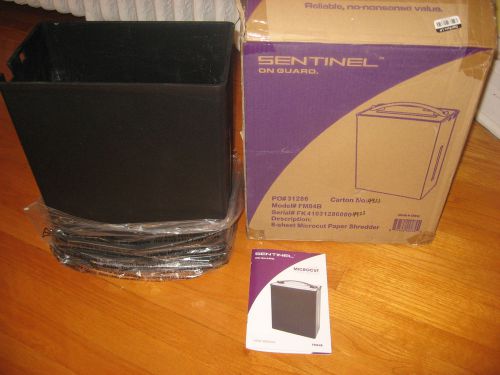 Sentinel On Guard Paper Shredder FM84B - Replacement Bin/Manual Only
