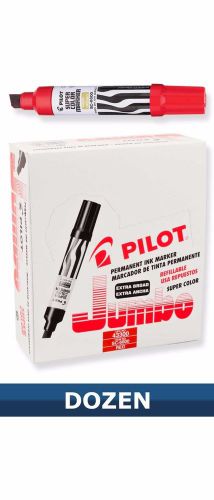 Pilot SC-6600 Jumbo Permanent Marker, Red (PIL 43300) - 12/pk