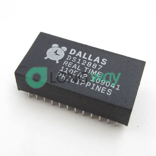 2PCS DS12887+ DS12887A DS12887 DIP IC Dallas Real Time Clock RAM 128