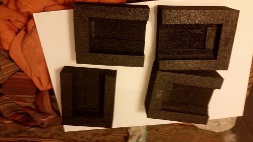 4 POLYETHYLENE FOAM Styrofoam BIG BLOCKS BLACK