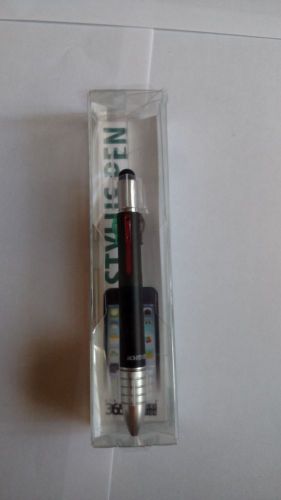 Monteverde S-107 5-In-1 Ball Point Pen with Top Stylus, Black, New in Box