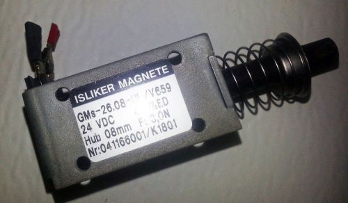 ISLIKER MAGNET Pull Solenoid GMs-28.08-IU 24VDC 40% Duty Cycle