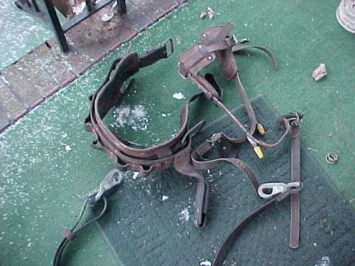 Tree/pole/utility climbing equip..klein &amp; bashlin...all looks in nice shape for sale