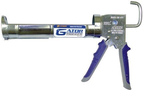 Newborn 960-gtr super ratchet rod cradle caulking gun with gator trigger comfort for sale