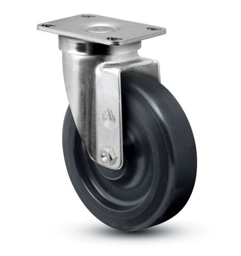 Jarvis 30 series 4&#034; diameter polyolefin wheel swivel plate caster with plain bea for sale