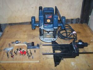 Bosch 1613EVS Plunge Router  W/RA1051 Guide &amp; Accessories