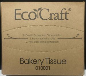 Box of 1000 Sheets of KRAFT EcoCraft Bakery Tissue 6 x 10.75 Natural 10M Bake Ti