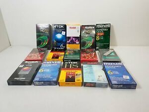 Lot of 15 Sealed Mixed VHS Tape Cassettes