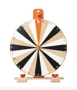 Ikea Tabletop 15&#034; Prize Wheel Spinner 24 Slots numbers,colours symbol Spin Game