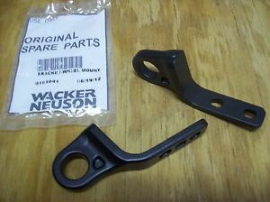 Wacker WP1550 / WP1540 Plate Compactor tamper Wheel Kit Bracket Pair 0161041