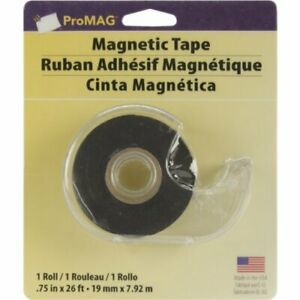 ProMag Adhesive Magnetic Tape Dispenser.75&#034;X26&#039;