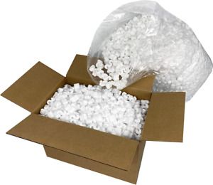 1 Bag White Regular Loose Fill Shipping Packing Peanuts S-Shaped 22.5