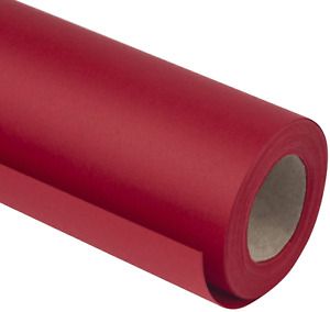 Kraft Paper Roll Recyclable Wrapping Craft Packing Table Runner Gift Maroon Red