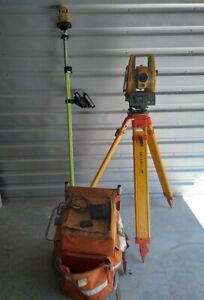 Topcon PS-103A 3&#034; Robotic Total Station Kit w/ RC-5 Remote Controller
