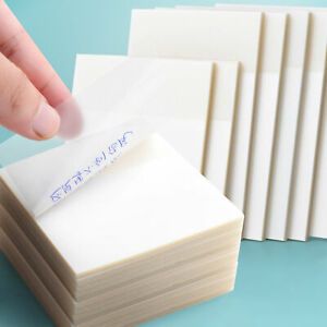 100 Sheets Sticky Paper Multi-Use Removable Scentless Practical for Study