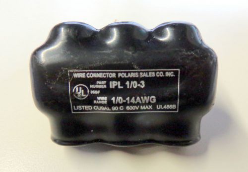 Polaris ipl-1/0-3 three port connector wire range: 1/0-14awg for sale