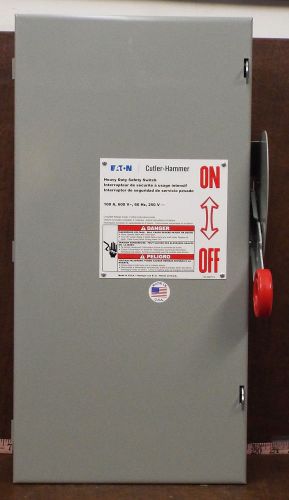 1 NEW EATON CUTLER-HAMMER DH363UGK 100A SAFETY SWITCH *MAKE OFFER*